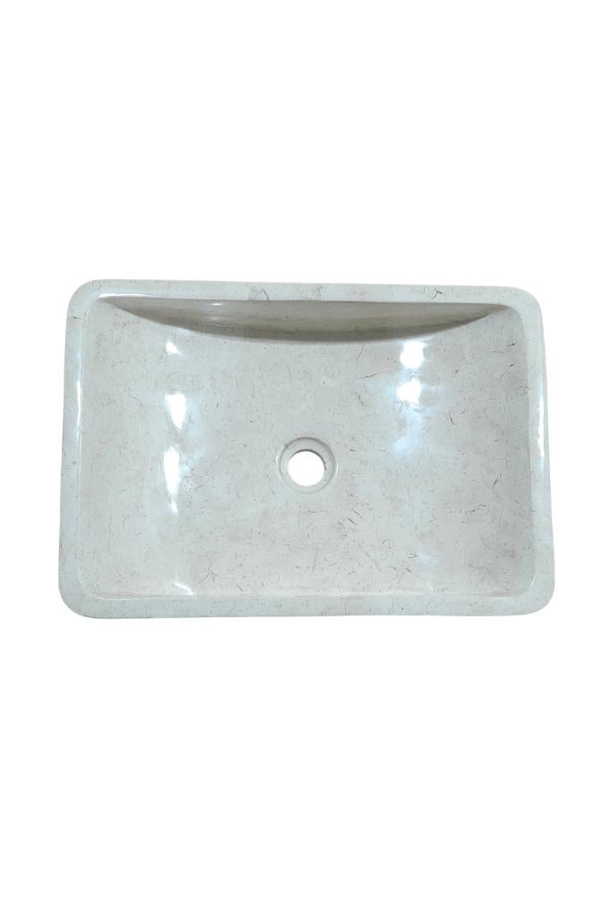 marmer wasbak creme of grijs, Bricolage & Construction, Dalles & Carrelages, Neuf, Autres types, Marbre, Enlèvement ou Envoi