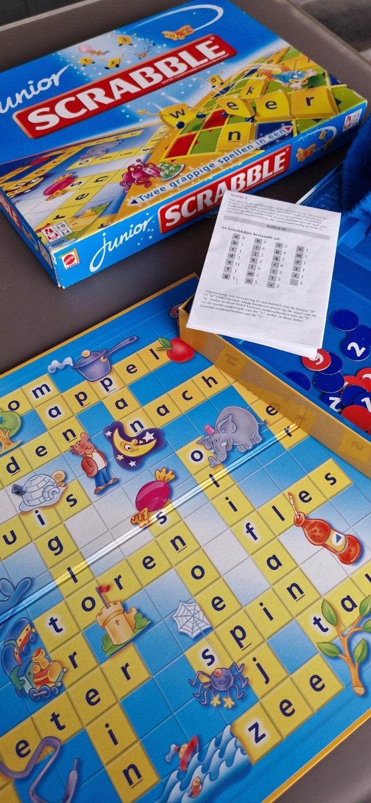 Spel scrabble junior, Ophalen of Verzenden