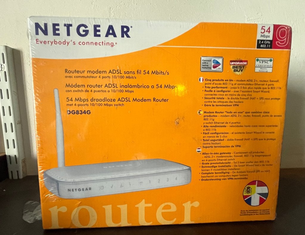 Draadloze ADSL modem router, Computers en Software, Routers en Modems, Ophalen of Verzenden, Nieuw, Router met modem, NETGEAR