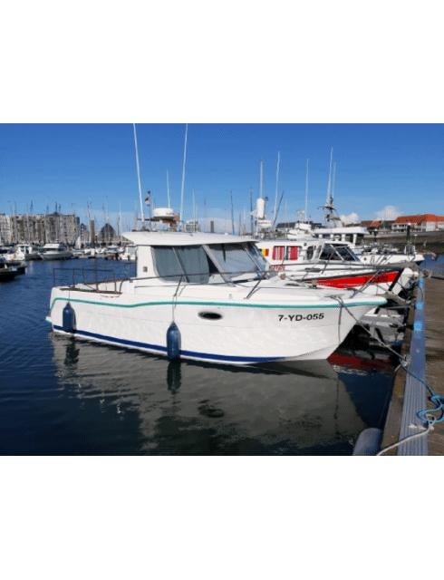 ocqueteau 715, Watersport en Boten, Vis- en Consoleboten, Gebruikt, Binnenboordmotor, 6 meter of meer, Diesel