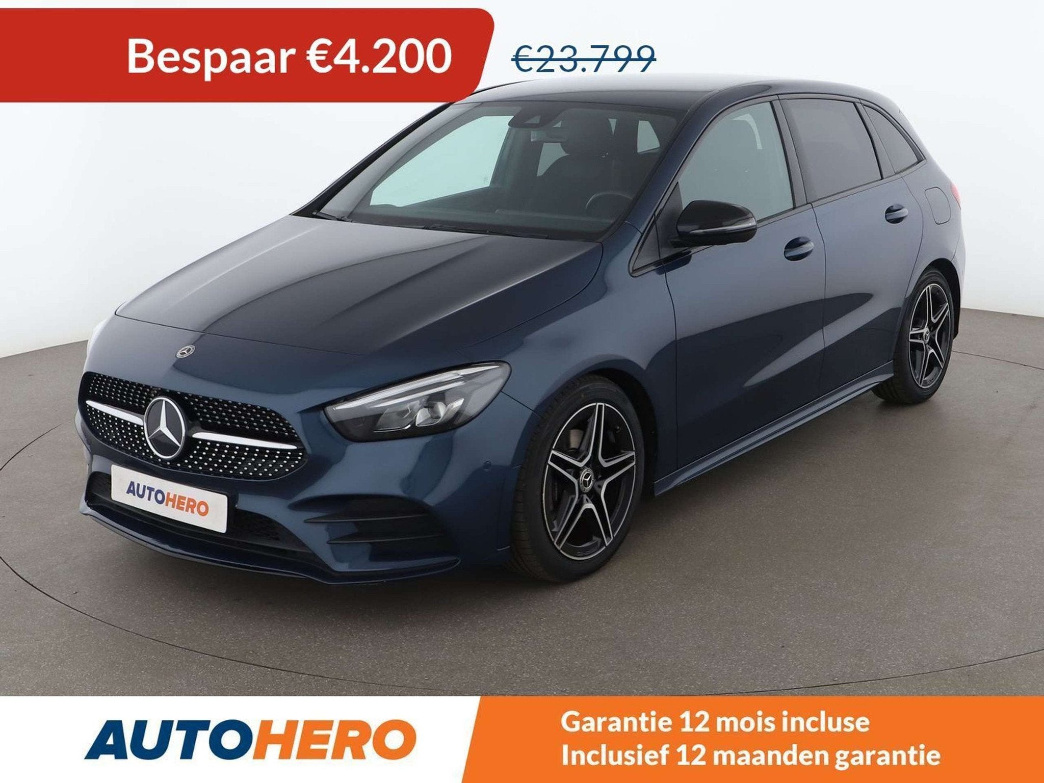 Mercedes-Benz B-Klasse 180 B 180 d AMG Line (bj 2019), Auto's, Gebruikt, Euro 6, Alcantara, 1485 kg