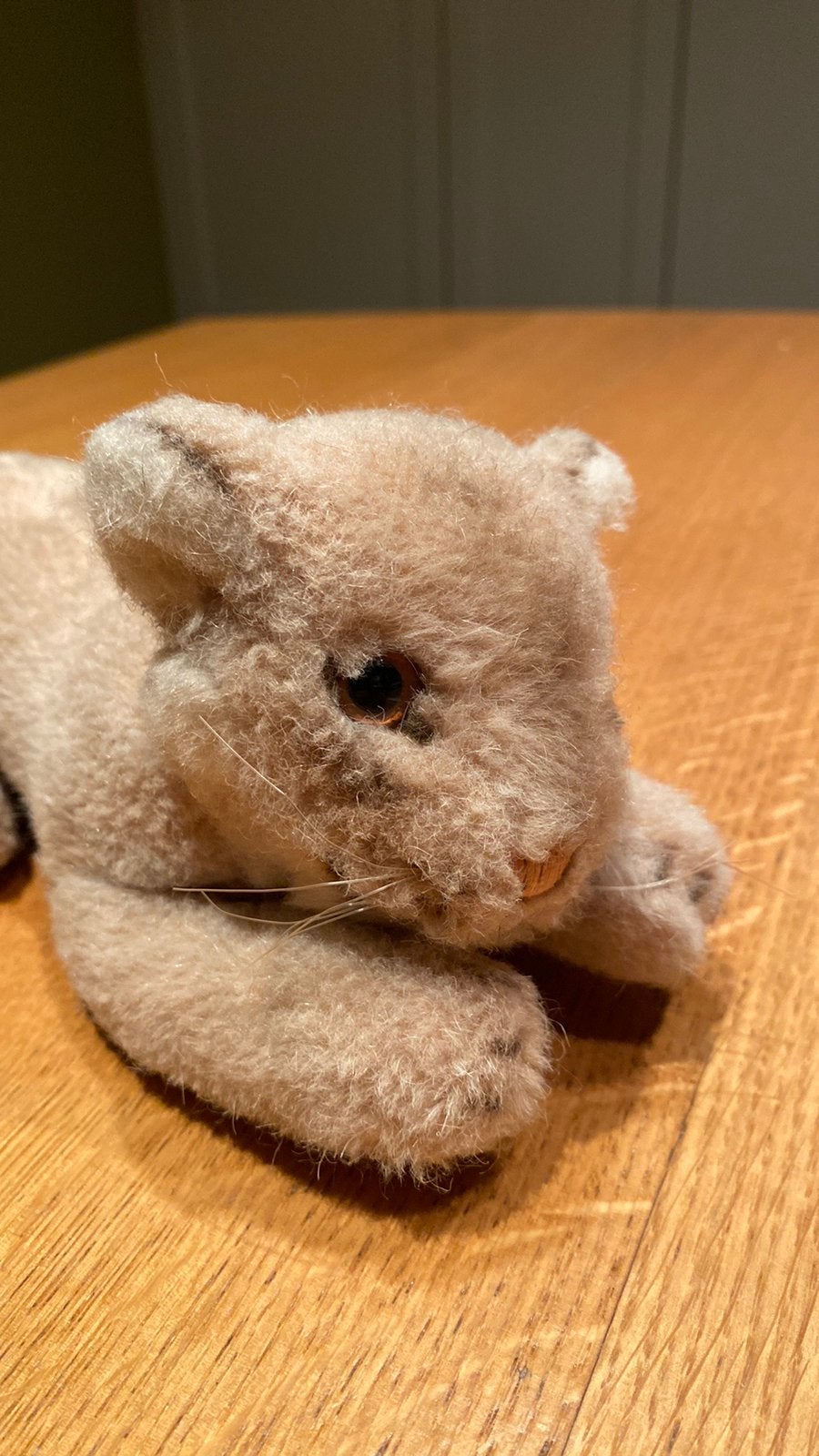 Steiff leeuw eind jaren 70, Enfants & Bébés, Jouets | Peluches, Enlèvement ou Envoi, Utilisé, Lion