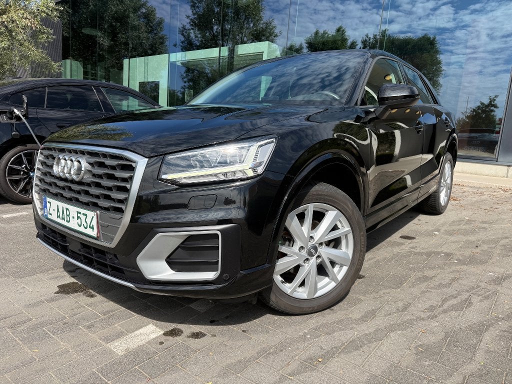Audi Q2 Q2 35 TFSI Sport S tronic (EU6d) 78.000 km. Car-Pass, 1498 cc, 4 cilinders, Zwart, Leder