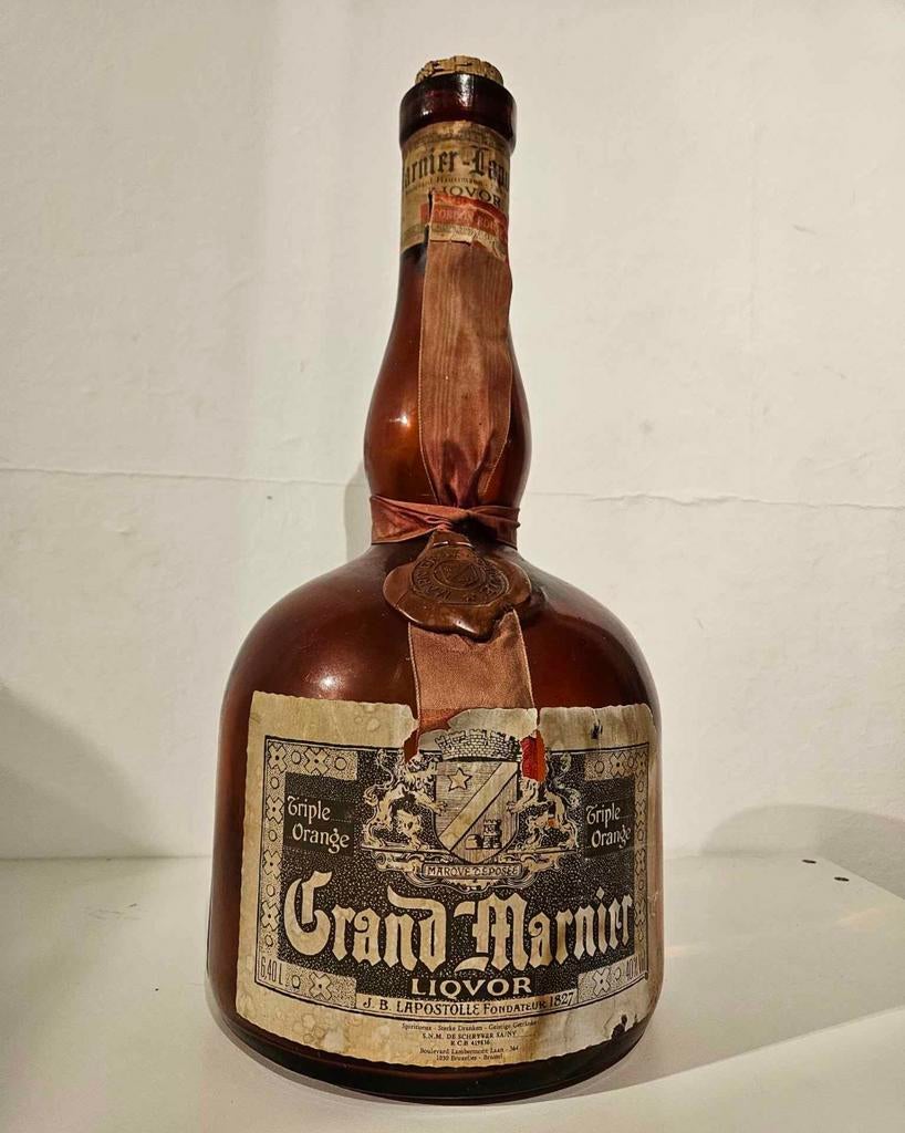 Decoratieve fles Grand Marnier, Verzamelen, Ophalen, Gebruikt, Flesje(s), Overige merken