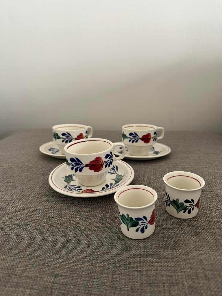 Set Boch Boerenbont, Antiquités & Art, Antiquités | Services (vaisselle) complet, Enlèvement