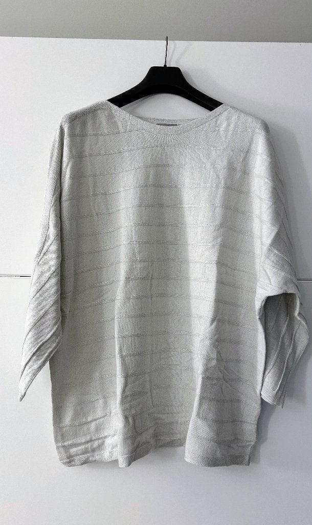 Canda grijze trui met zilverdraad, Vêtements | Femmes, Enlèvement ou Envoi, Comme neuf, Canda, Taille 46/48 (XL) ou plus grande