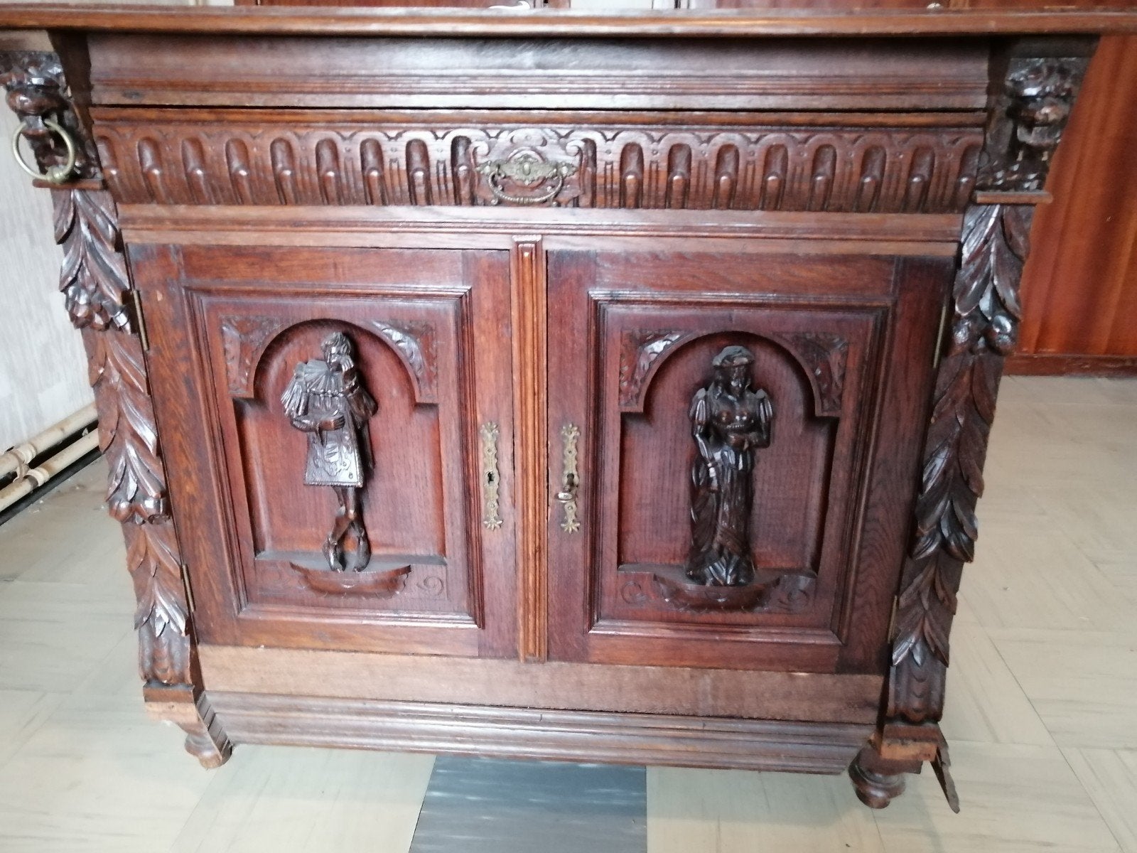 dressoir, Ophalen