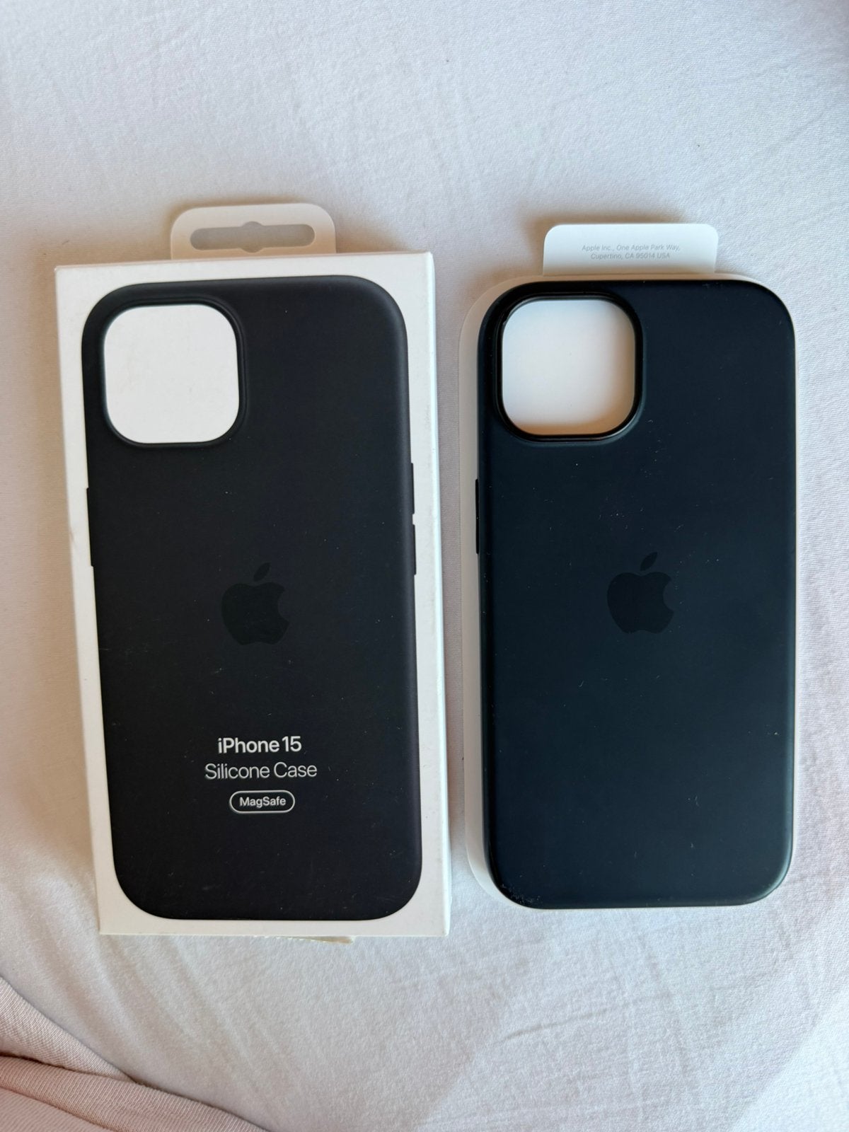 Apple iPhone 15 zwart hoesje, Ophalen, IPhone 15, Zwart, Zo goed als nieuw