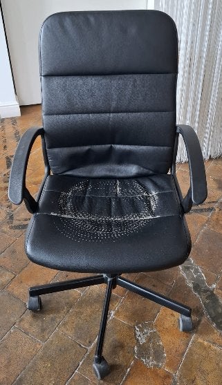 Chaise de bureau à donner, Enlèvement, Utilisé, Noir, Chaise de bureau