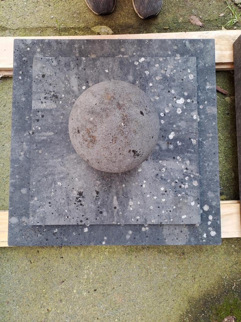 2 stuks Belgische Blauwe steen, Ophalen