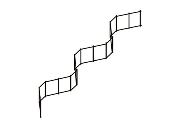afstandshouder zigzag beton ijzer 8 cm hoog 17 stuks, Doe-het-zelf en Bouw, Ophalen, IJzer