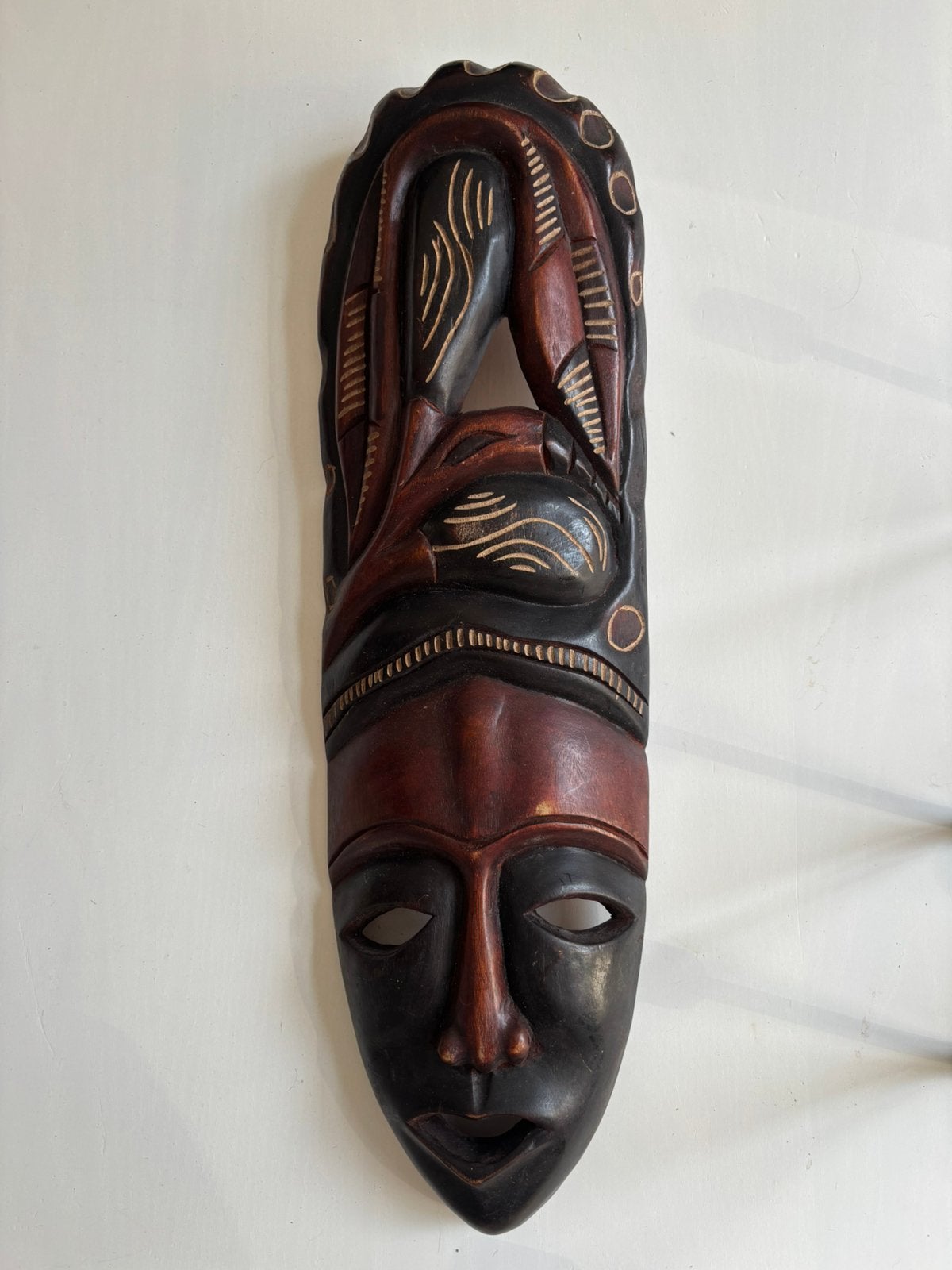 Afrikaans Masker, Antiek en Kunst, Ophalen of Verzenden, Masker, Op te hangen