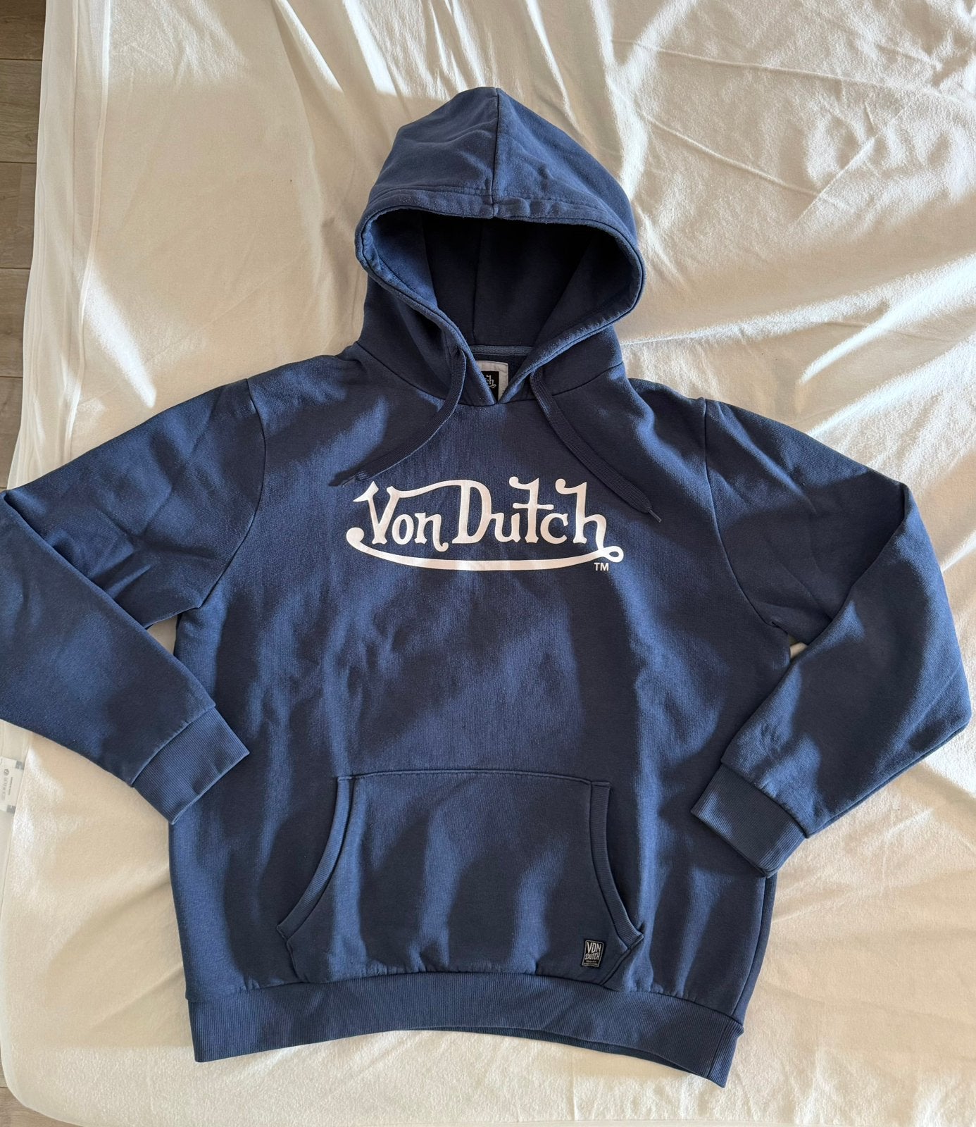 Von Dutch hoodie, Ophalen of Verzenden, Zo goed als nieuw, Blauw