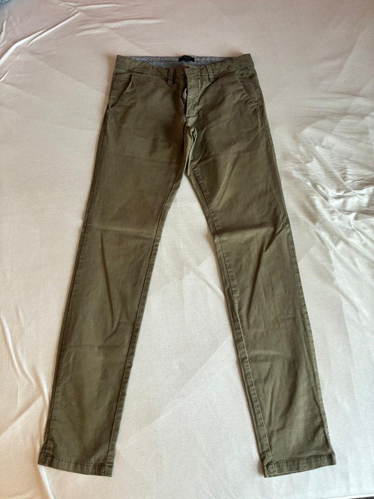 IVEO chino – Slim Fit – Olijf groen – maat 31/34, Ophalen, Overige maten, Gedragen, JBC
