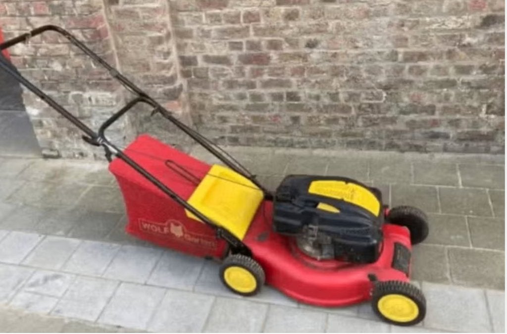 benzine grasmaaier, Tuin en Terras, Ophalen, Gebruikt