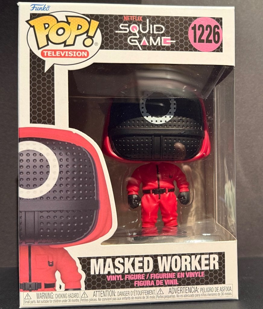Funko pop Squid Game Masked Worker, Verzenden, Nieuw