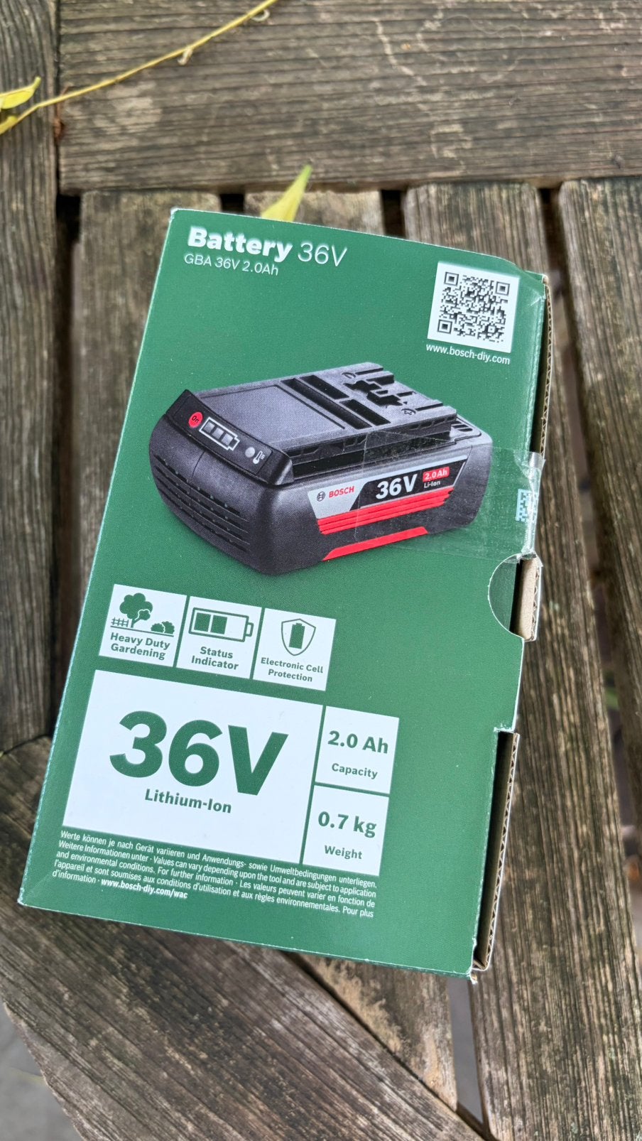 Bosch batterij 36V nieuw/niet gebruikt, Ophalen, Zo goed als nieuw