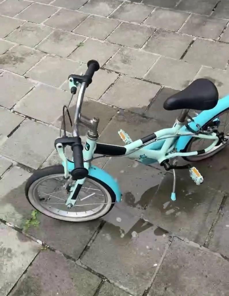 Kinderfiets b-twin 16 inch, Fietsen en Brommers, Fietsen | Kinderfietsjes, Ophalen, Zo goed als nieuw, 16 tot 20 inch, B-twin