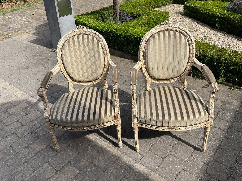 2 antieke stoelen, Antiek en Kunst, Ophalen