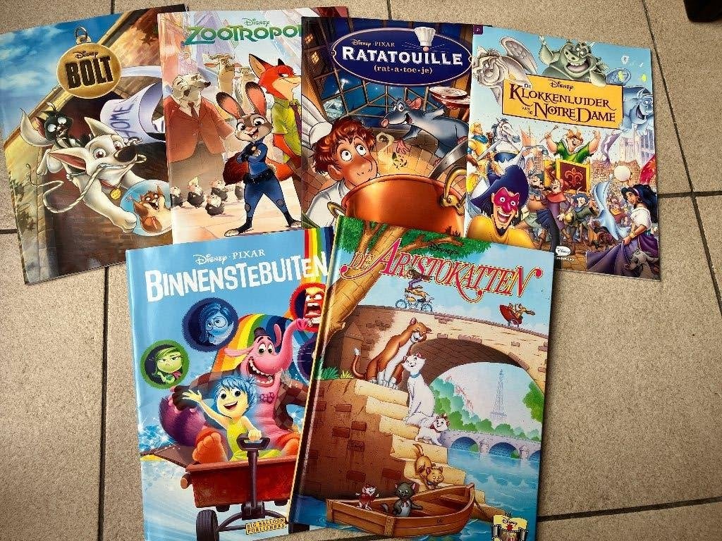 6 Disney stripboeken ( oa bolt ratatouille klokkenluider ), Ophalen of Verzenden