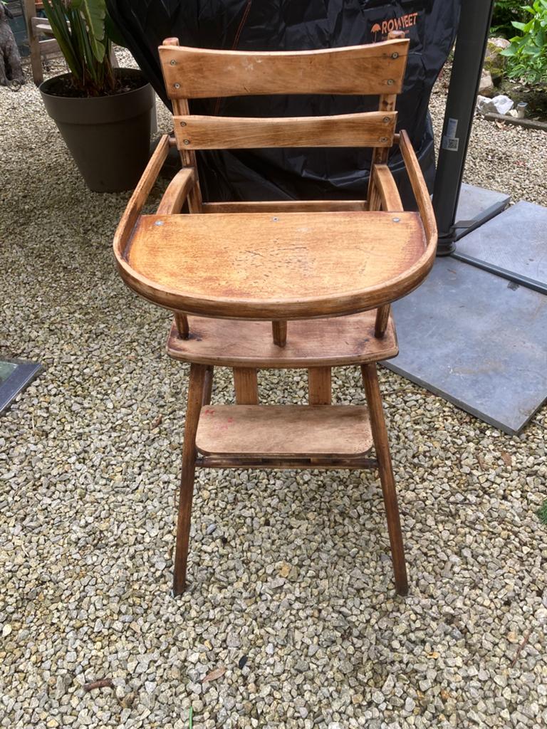 Vintage kinderstoel, Ophalen