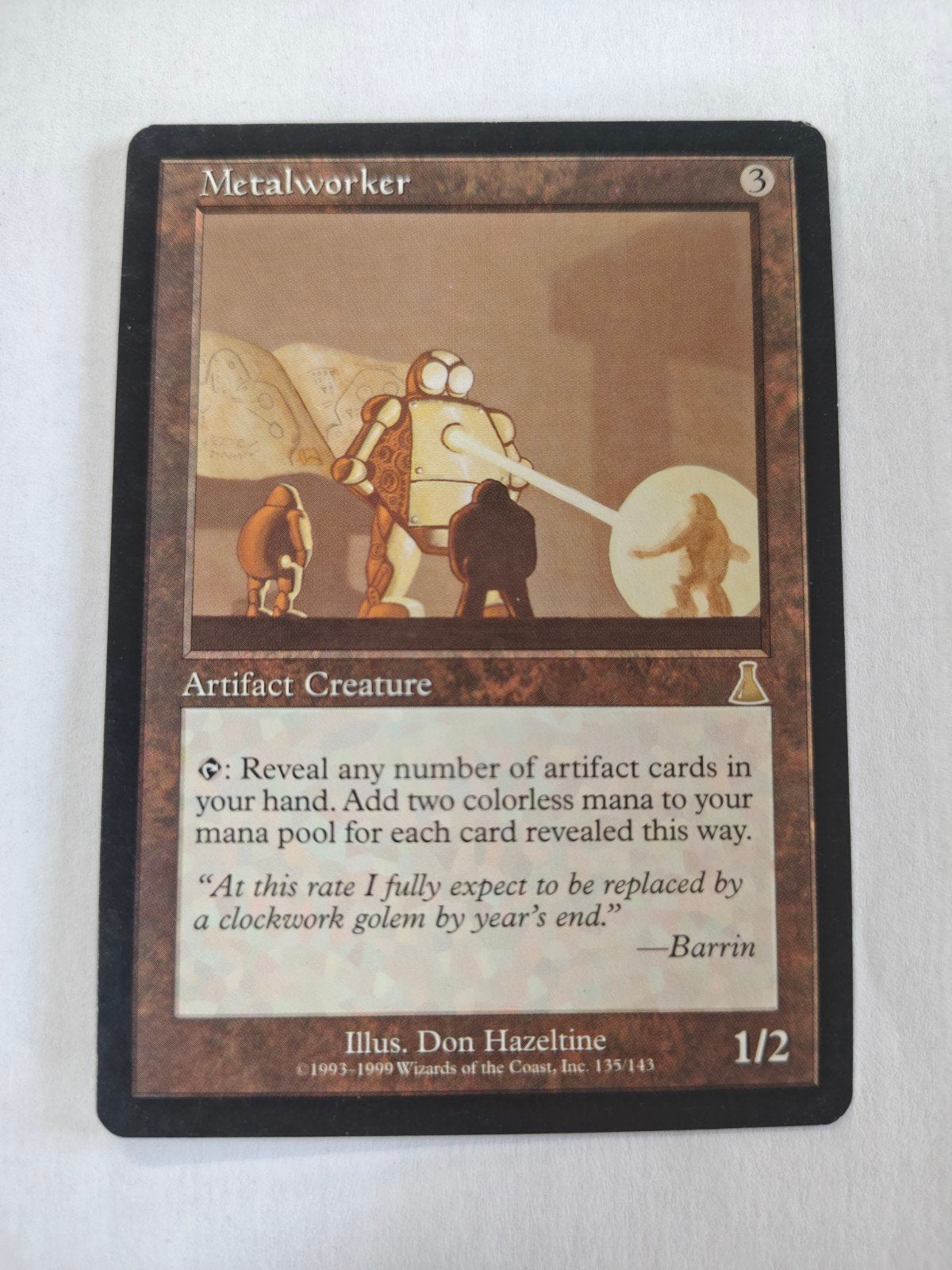 Metalworker Urza's Destiny, Hobby en Vrije tijd, Verzamelkaartspellen | Magic the Gathering, Ophalen of Verzenden