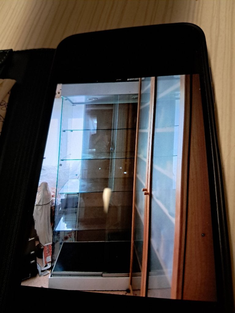 Glazen vitrine kast, Huis en Inrichting, Kasten | Vitrinekasten, Ophalen