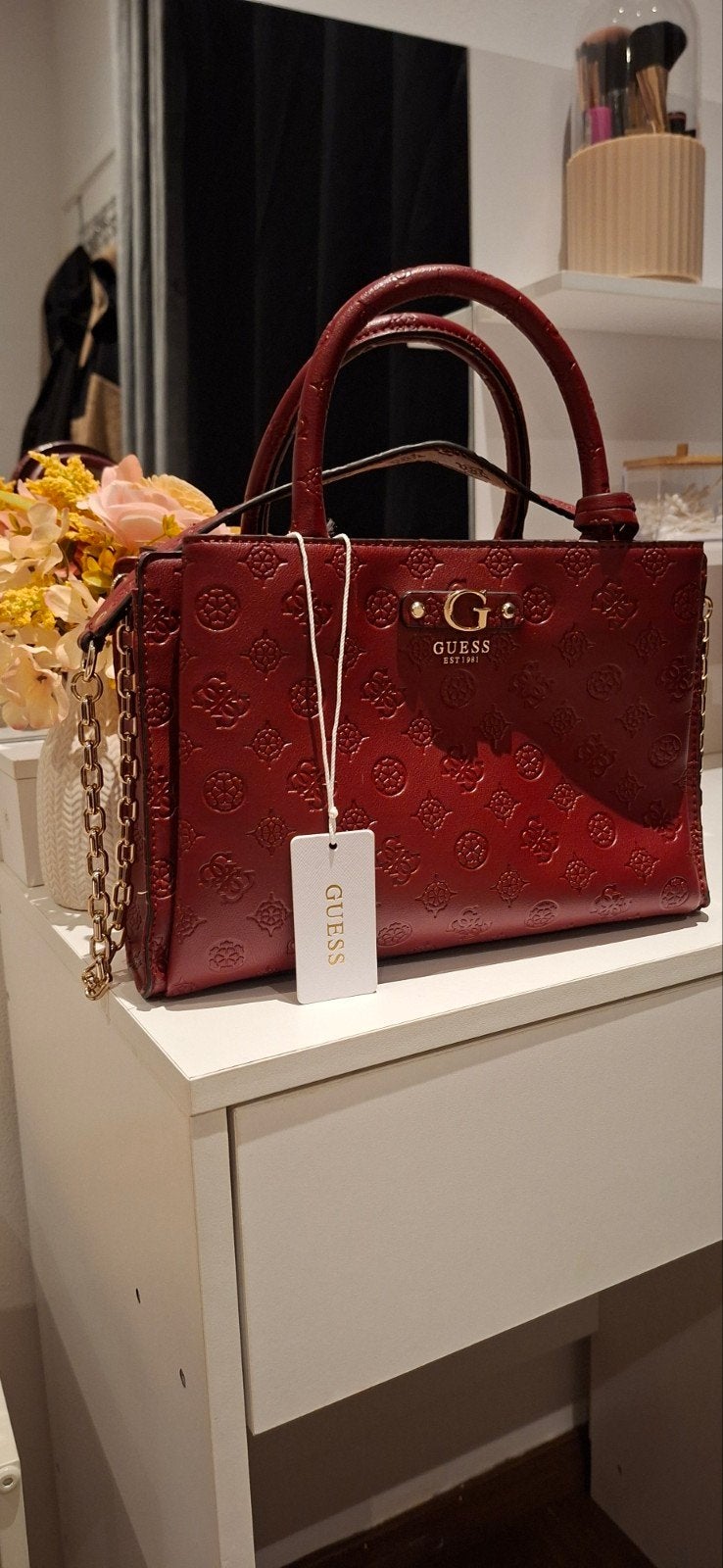 Set van 2 prachtige Guess Handtassen (Gerty & Cresidia) – Zg, Handtassen en Accessoires, Ophalen of Verzenden