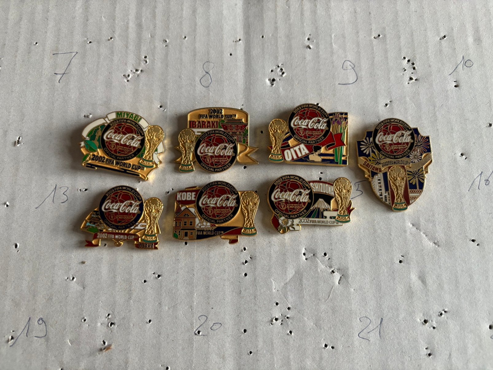 Coca cola set pins, Enlèvement ou Envoi, Utilisé, Marque, Insigne ou Pin's