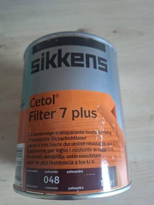 Sikkens cetol filter 7 plus ,1 litre teinte palissandre, Bricolage & Construction, Peinture, Vernis & Laque, Moins de 5 litres