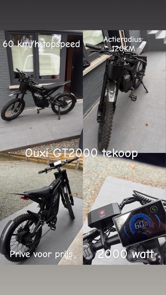Ouxi GT2K, Fietsen en Brommers, Brommers | Tomos, Ophalen, Overige modellen, Klasse A (25 km/u), Zo goed als nieuw
