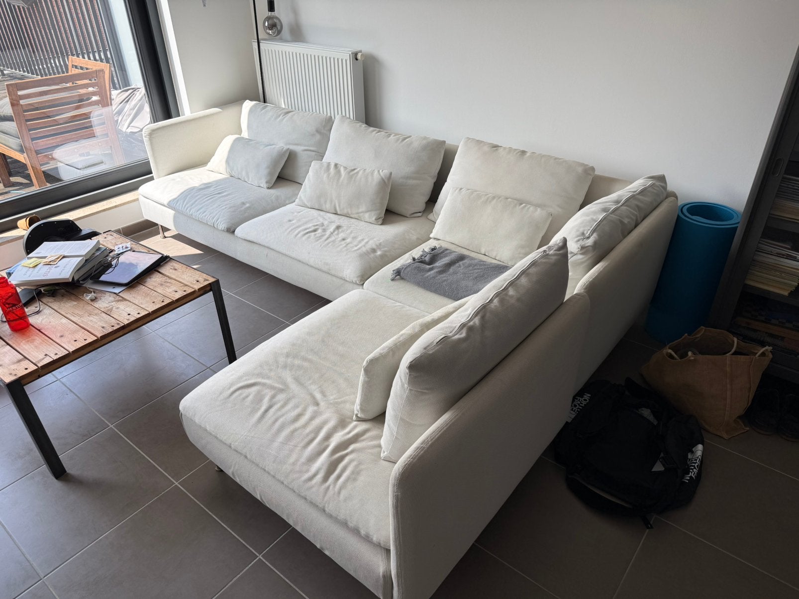 Hoekzetel Ikea, Huis en Inrichting, Ophalen, 250 tot 300 cm, Gebruikt, Vierpersoons of meer
