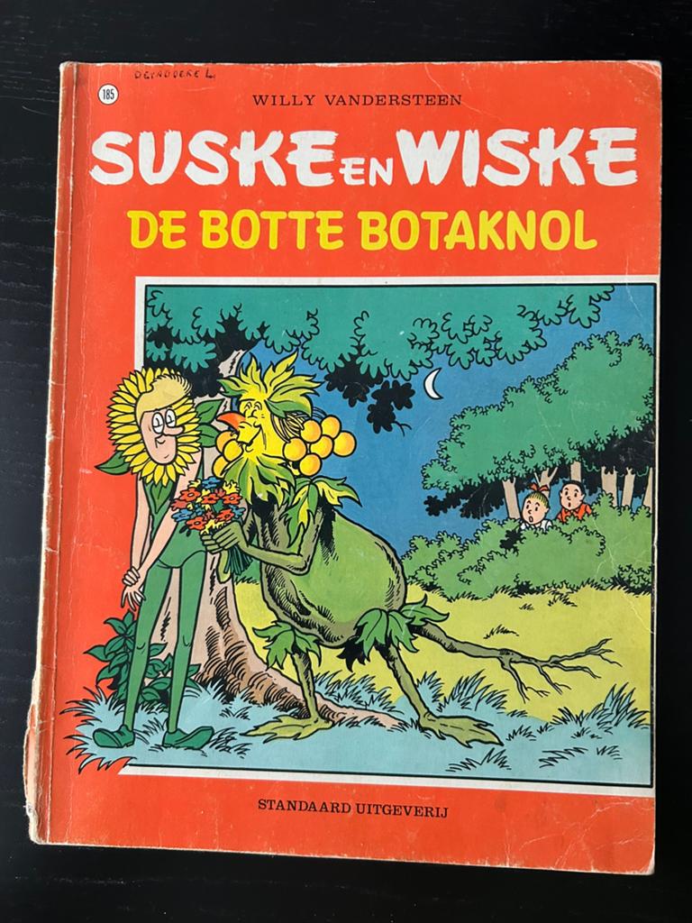Suske en Wiske De botte botaknol nr 185 eerste druk, Une BD, Enlèvement, Utilisé