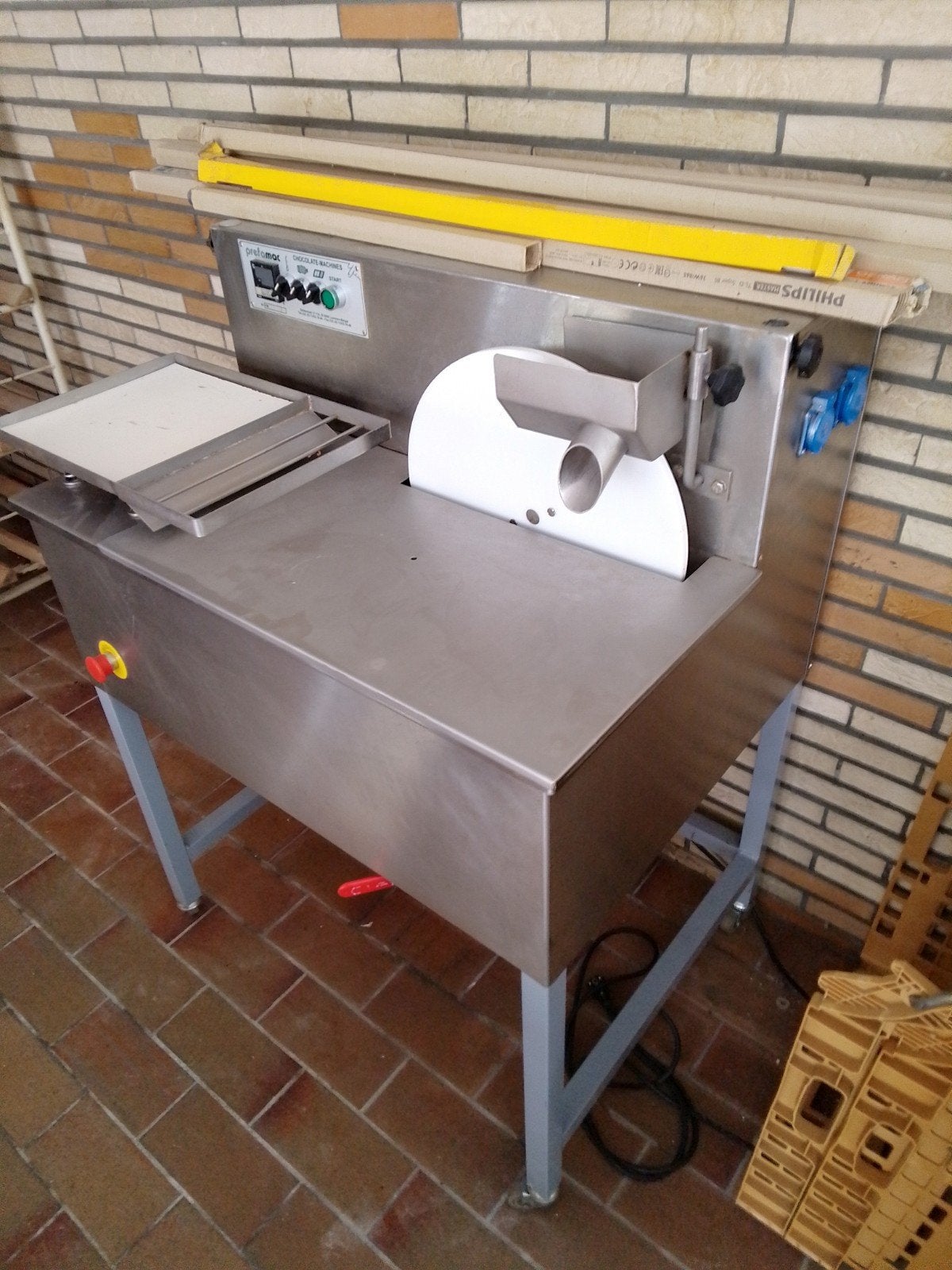 Tempéreuse chocolat à roue 30 kg Prefamac, Enlèvement