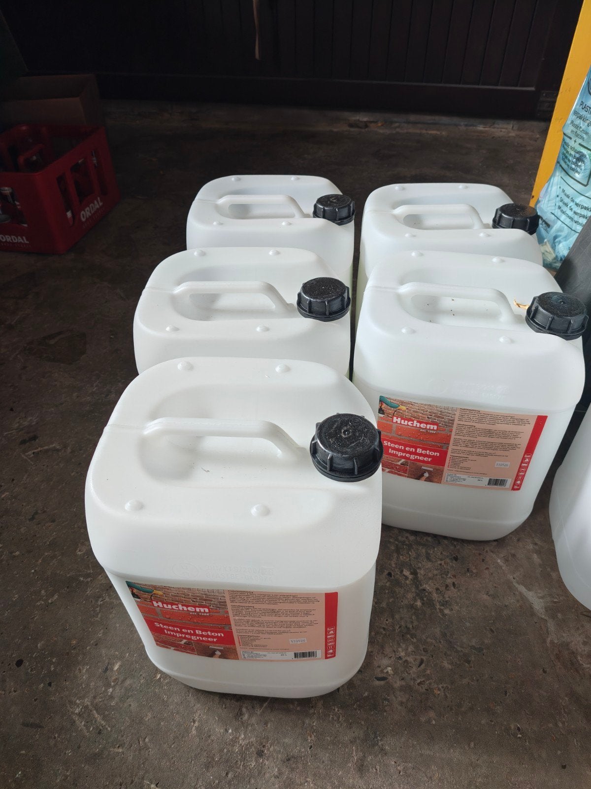 hydrofuge impregneer, Ophalen