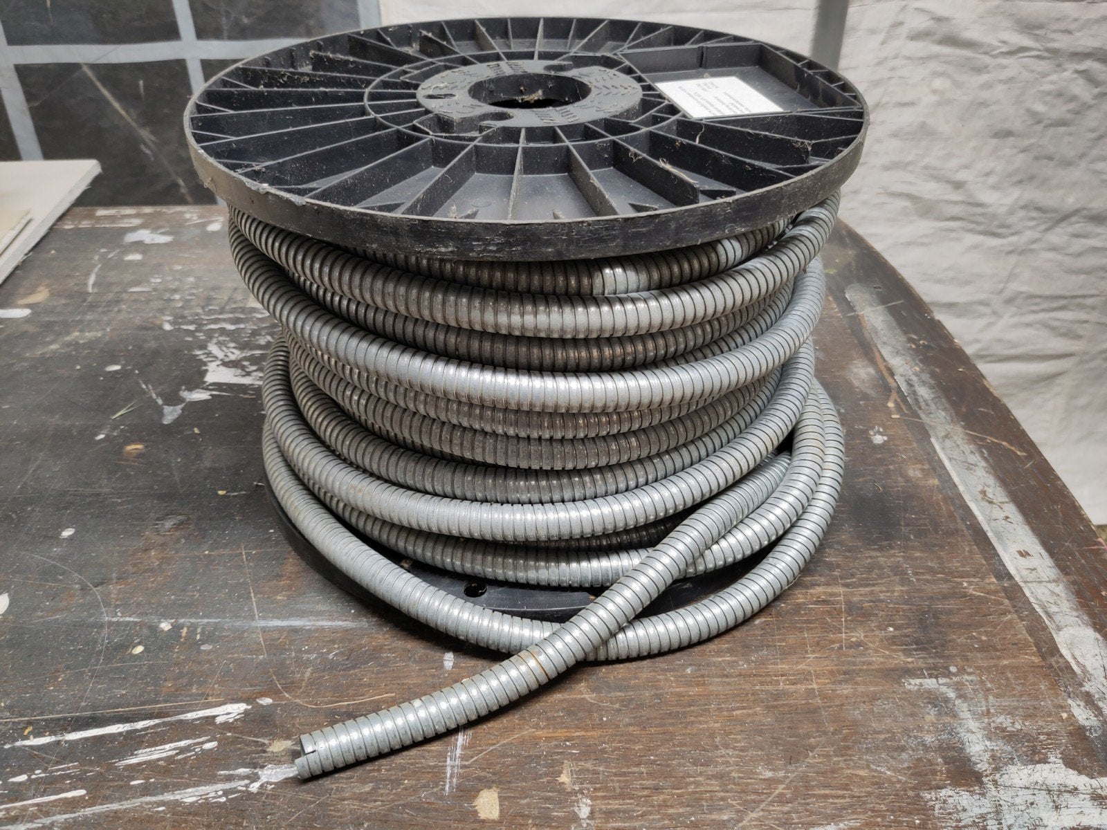 Flexibele galvanise buis, 20mm diameter,, Doe-het-zelf en Bouw, Elektriciteit en Kabels, Ophalen