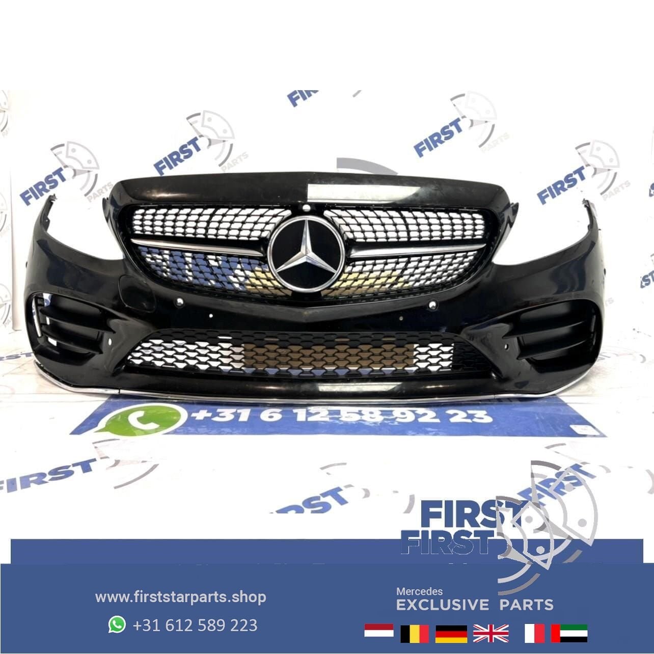 W205 FACELIFT AMG VOORBUMPER + PANAMERICANA GRIL 2019 Merced