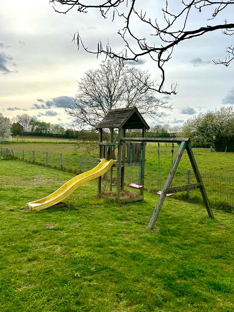 Module tobogant et balancoire, Enlèvement, Comme neuf, Balançoire