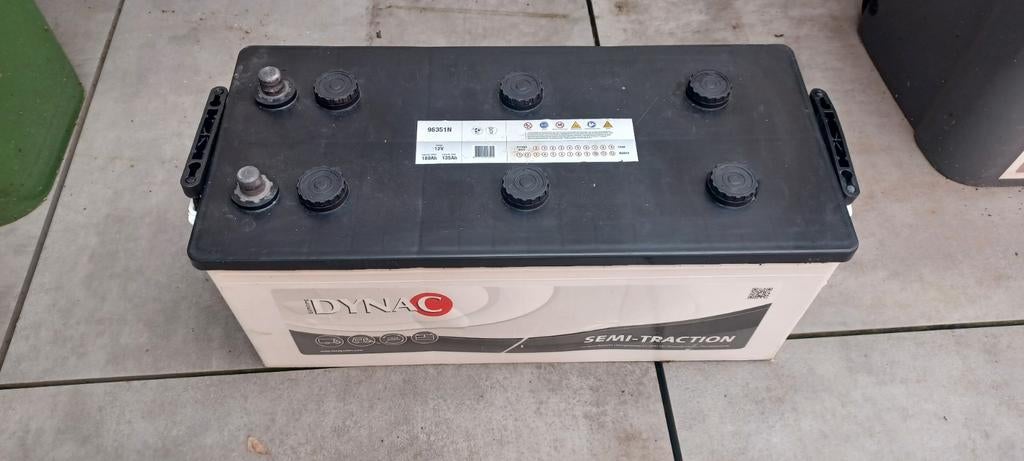 Batterij Dynac 185ah semi tractie, Ophalen