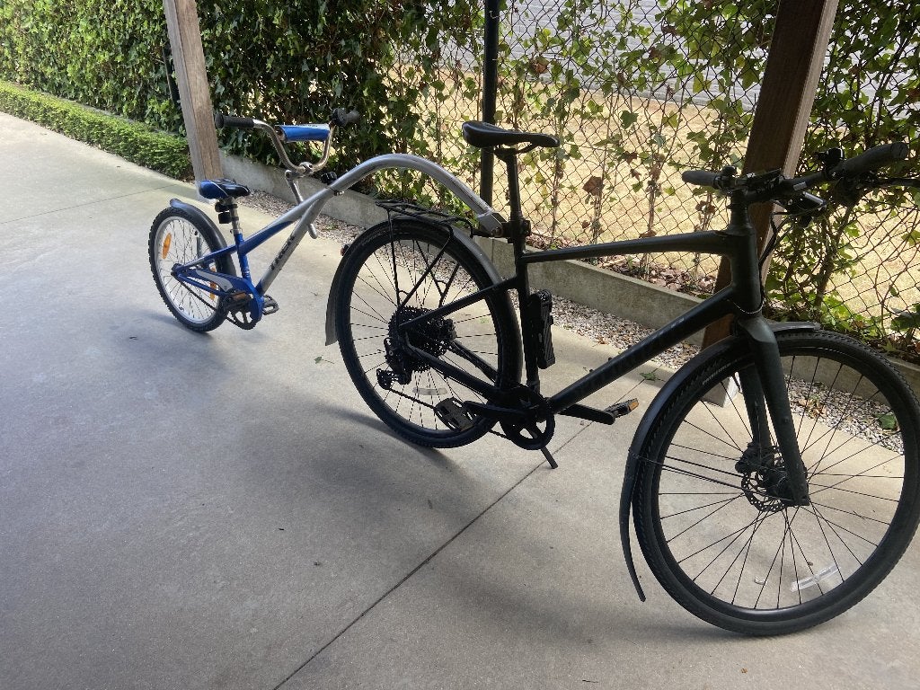 Trek Aanhangfiets, Ophalen, Gebruikt, Opvouwbaar, Aanhangfiets