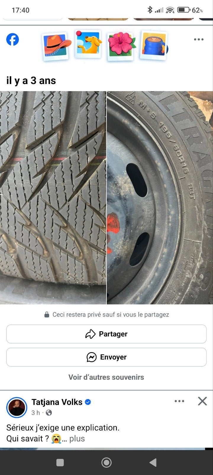 pneu neige, Enlèvement, Neuf