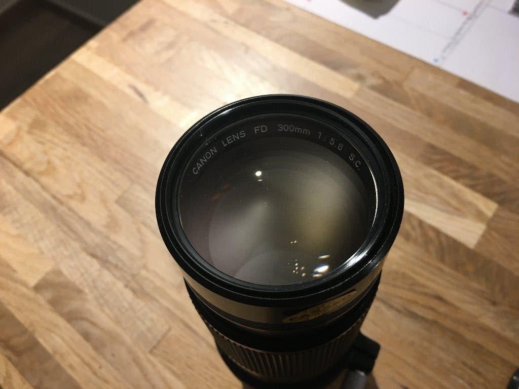 Canon Lens FD 300 mm 1:5.6 S.C, TV, Hi-fi & Vidéo, Enlèvement ou Envoi, Comme neuf, Canon, 300 mm