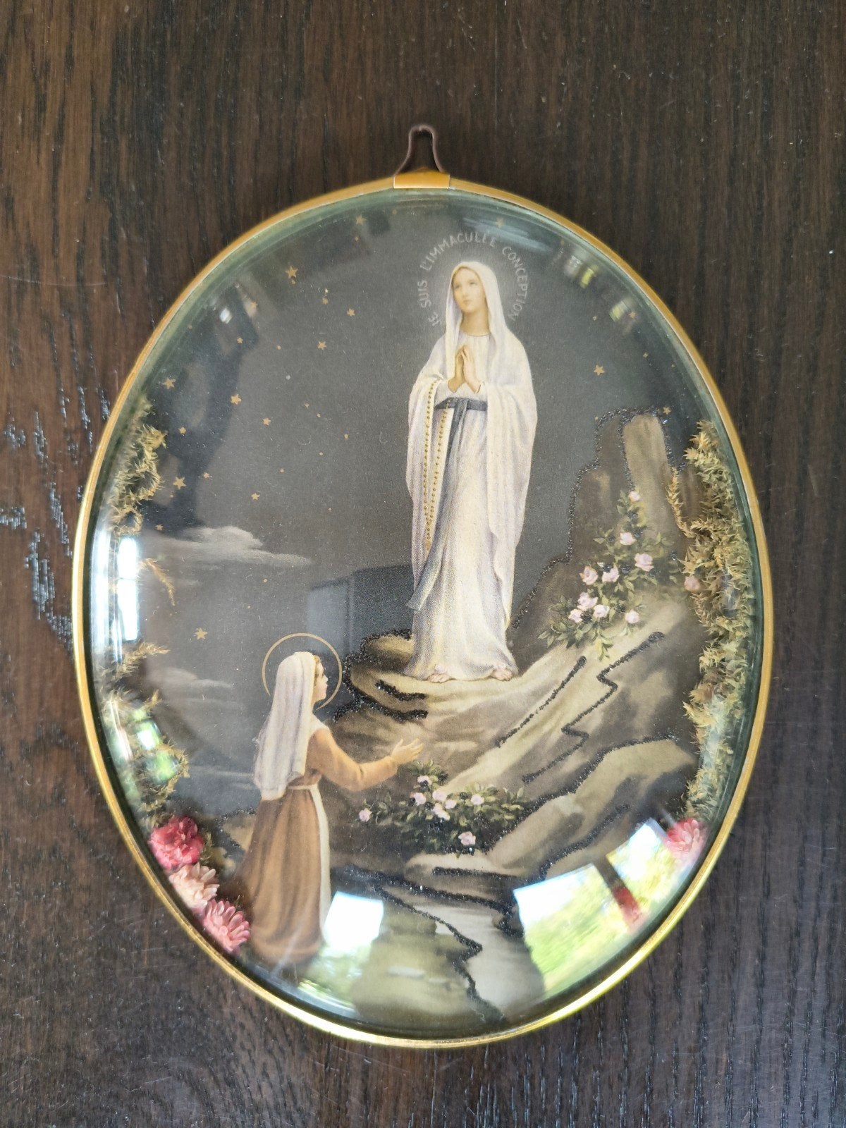 Kadertje OLVr van Lourdes, Ophalen