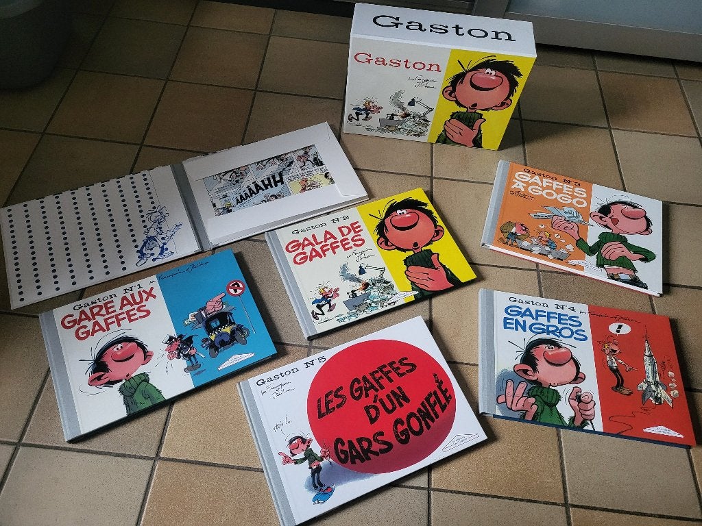 Gaston : Coffret complet avec les tirage de luxe : Rare ., Livres, BD, Série complète ou Série, Enlèvement, Comme neuf