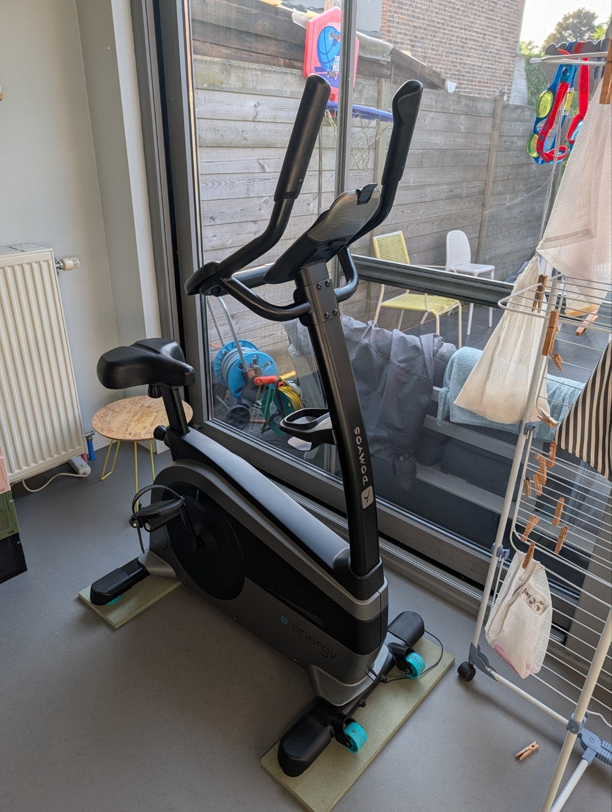 Hometrainer Domyos in goede staat, Ophalen, Kunststof, Gebruikt, Benen