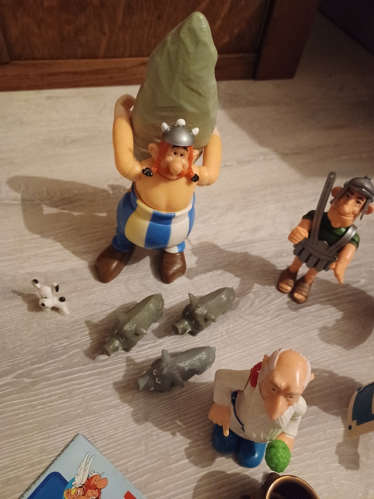 Asterix en Obelix actiefiguren - CEJI / Toy Cloud (jaren 80), Collections, Enlèvement ou Envoi, Astérix et Obélix, Utilisé, Statue ou Figurine