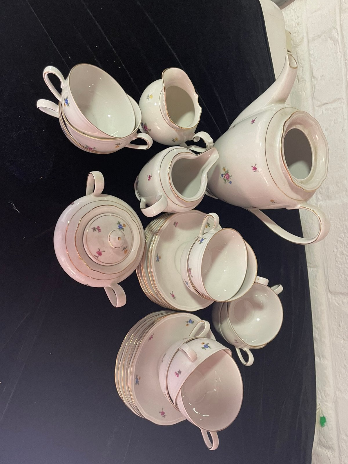 Vintage porseleinen servies, Ophalen