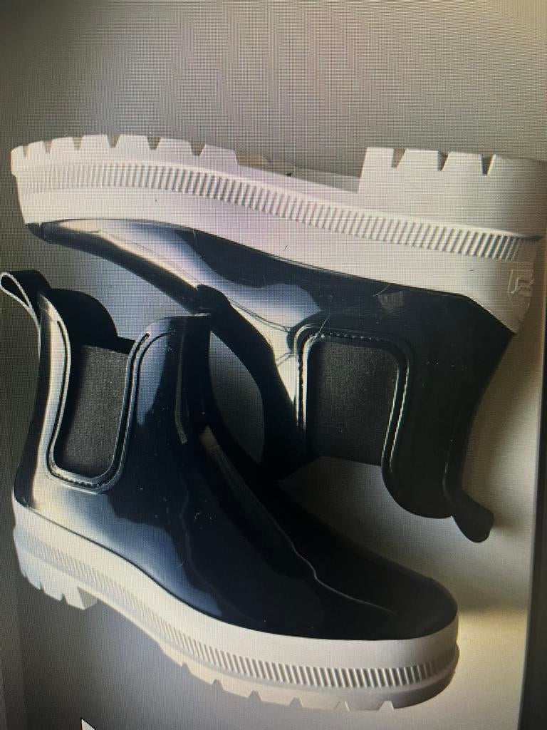 Boots de pluie marque Pataugas 39, Enlèvement, Comme neuf, Noir