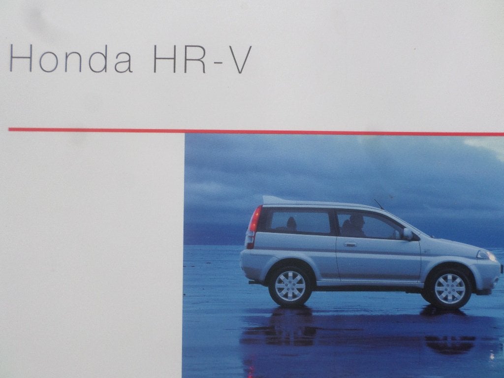 Honda HRV 2001 Brochure, Ophalen of Verzenden, Honda