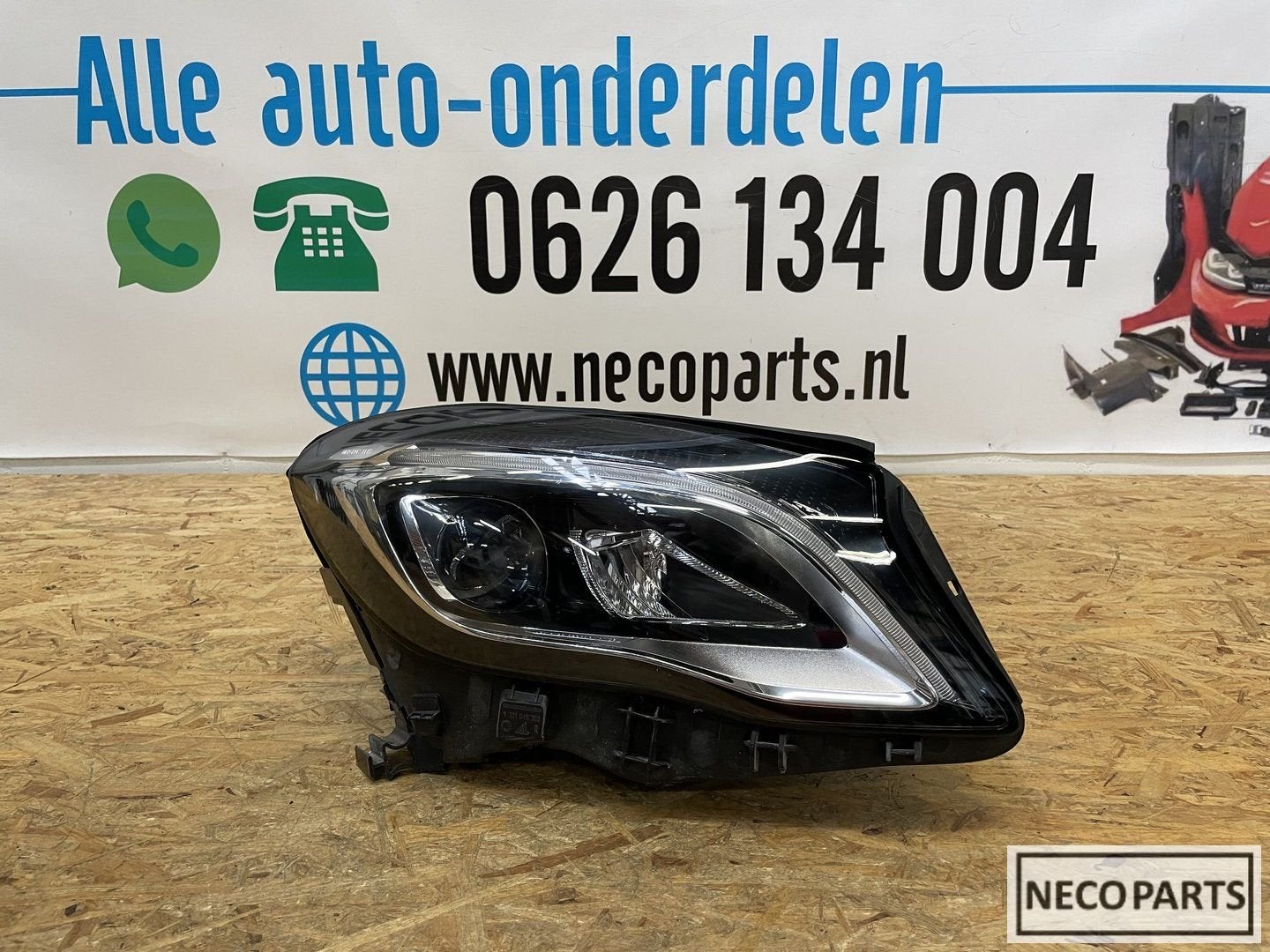 MERCEDES GLA W156 FACELIFT VOL LED KOPLAMP RECHTS A156906700, Gebruikt, -, Ophalen of Verzenden, -